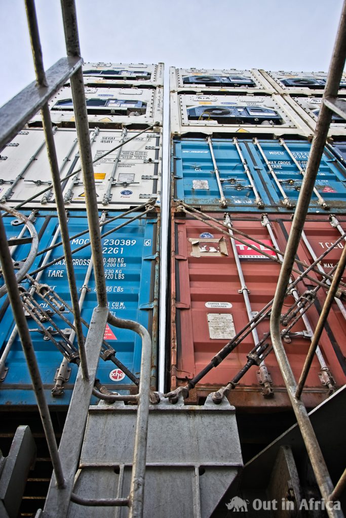 Sicherungsstangen für Container