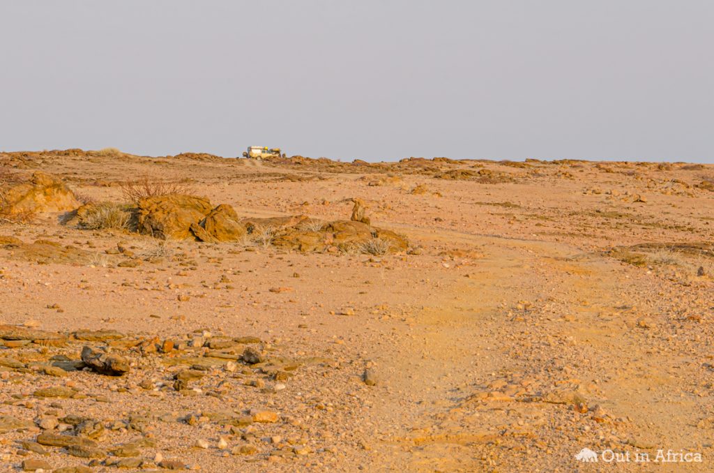 Camp Site in der Wüste