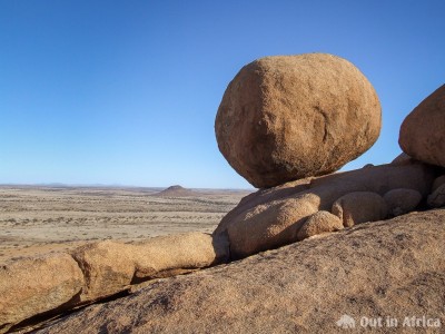 Felskugeln beim Buschmannsparadies Felskugeln